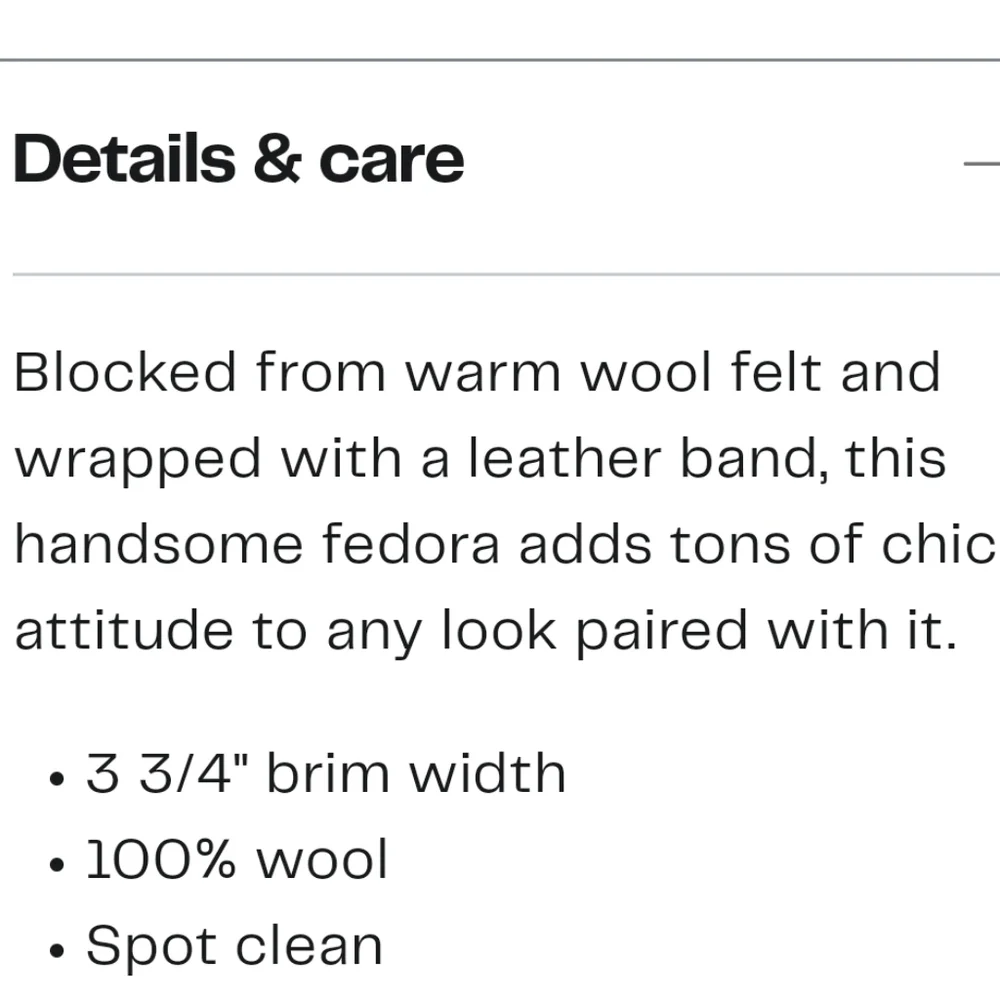 Leather rope Wool fedora - Picture 2 of 9